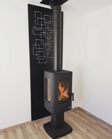 Installation d'un poêle à bois Godin près de Laroque des Albères 