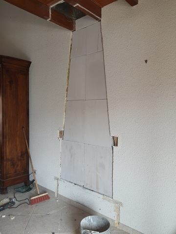 démolition cheminée