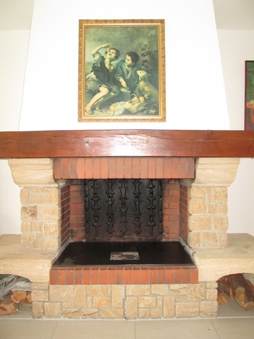 Démontage d'une cheminée ancienne