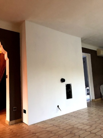 Création mur pour conduit de raccordement